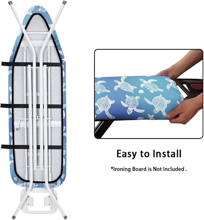 Sea Turtle Iron Board Cover Thick Soft Ironing Board Cover and Pad Standard - Image 4