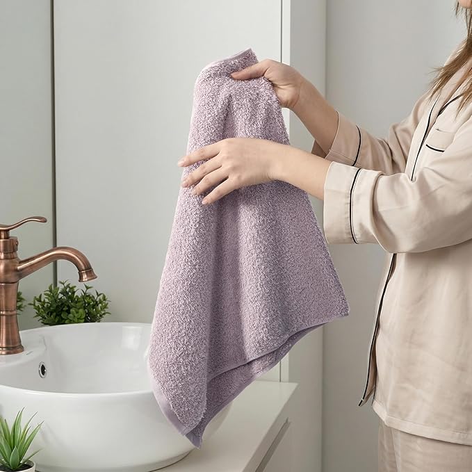REDKISS 2-Pack Luxury Hand Towels, 16x32 Inch 450 GSM 100% Cotton, Super Soft - Image 7