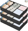 DIMJ Drawer Organizers, Foldable Closet Drawer Organizer, Dresser Drawer by DiMJ