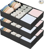 DIMJ Drawer Organizers, Foldable Closet Drawer Organizer, Dresser Drawer by DiMJ