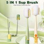 5 in 1 Bottle Cleaning Brush Set, 2026 New Multifunctional Lid Brush Cleaning - Image 7