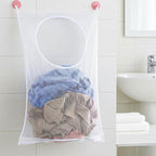 Hanging Laundry Hamper Bag, Breathable Mesh Laundry Hamper over the Door - Image 4