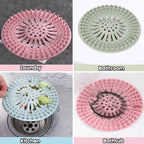 5 Pack Hair Catcher Durable Silicone Hair Stopper Shower Drain Covers - Image 3
