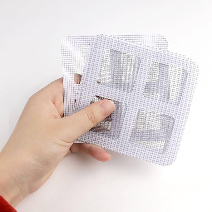 20 Pack Disposable Shower Drain Cover Hair Catcher 4" X 4" Shower Drain Mesh - Image 4