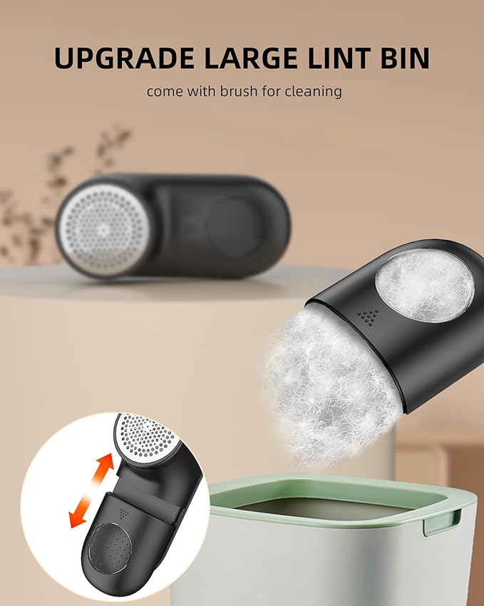 Fabric Shaver Lint Remover, Rechargeable Lint Shaver - Image 7