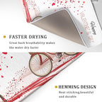 Romantic Valentine's Day Dish Drying Mat - Image 2