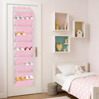 AOODA 10 Tier Clear Over the Door Shoe Organizer Storage, Deep Pockets Large - Image 4