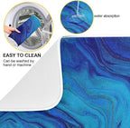Super Absorbent Dish Drying Mat, Microfiber Fast-Drying Dish Mat, Kitchen Dish - Image 2
