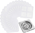 20 Pack Disposable Shower Drain Cover Hair Catcher 4" X 4" Shower Drain Mesh by Unknown