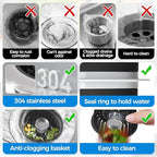 zaa Sink Drain Strainer - 3 in 1 Kitchen Sink Stopper - Image 7