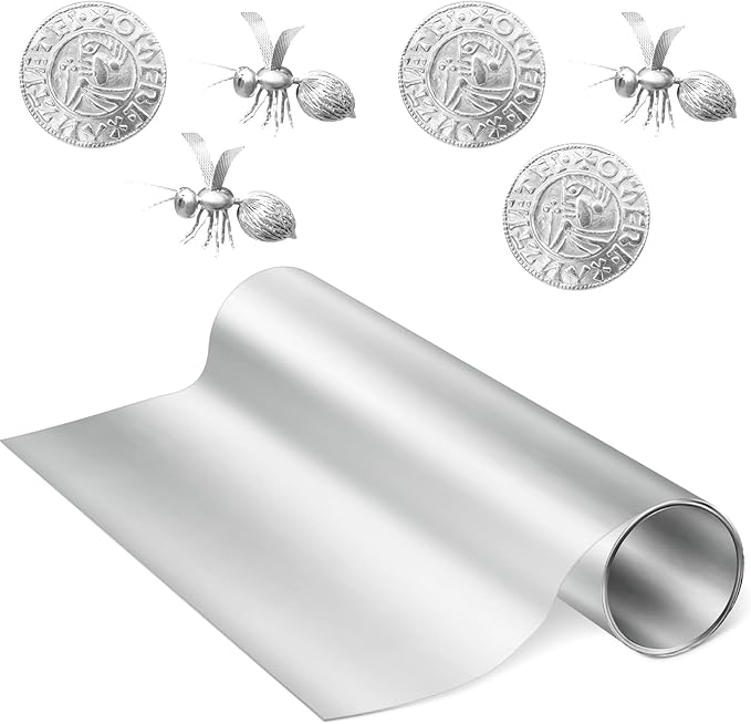 Yaocom 1 Roll Aluminum Metal Crafts DIY Foil 12 Inch x 40 ft x 0.1 mm Thick by Yaocom