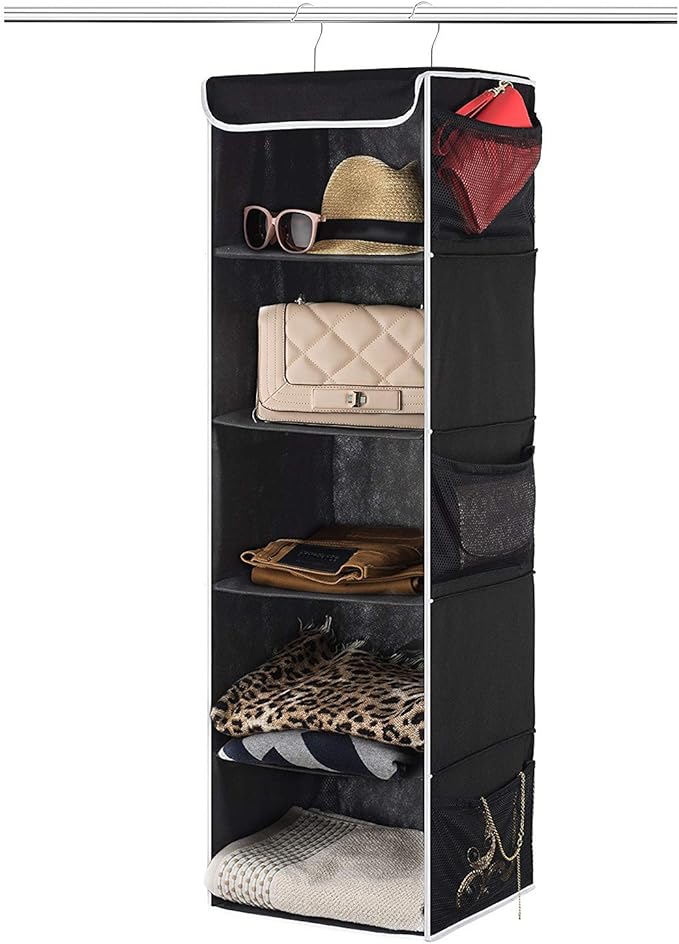 ZOBER Hanging Closet Organizer, 5-Shelf by ZOBER