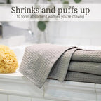 GILDEN TREE Waffle Hand Towels for Bathroom Quick Dry Towel Super Absorbent - Image 3