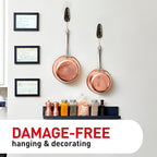 Command 5 lb Large Oil Rubbed Bronze Metal Hooks, 2 Coat Hooks and 4 Strips - Image 6