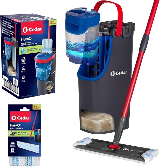 O-Cedar H2prO Flat Mop System by O-Cedar