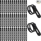 42 Pcs Silicone Cable Ties Reusable Cord Organizer Adjustable Data Cable Wraps by Tellegloww
