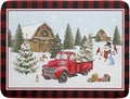 Giwawa Christmas Truck Dish Drying Mat 18x24 inch Large Winter Snowman Xmas by Giwawa