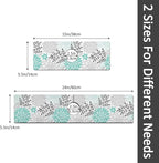 15" X 5.5" Kitchen Sink Splash Guard Faucet Mat Floral Super Absorbent Fast - Image 2