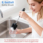 SetSail Bottle Brush of 3 Pack, 13-in Long Stainless Steel Handle Water Bottle - Image 7