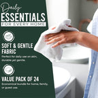 DAN RIVER 24 Pack Wash Cloths for Showering - Image 3
