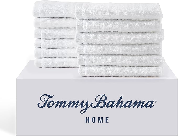 Tommy Bahama - Washcloths, Soft & Absorbent Cotton Towels, Low Linting & Fade by TommyBahama
