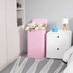 SUOCO Laundry Hamper with Lid, 29 Gal Clothes Basket with Bamboo Handles - Image 2