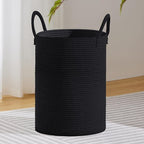 VIPOSCO Large Laundry Hamper, Tall Woven Rope Storage Basket by VIPOSCO
