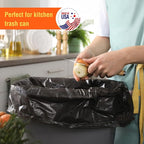 Delxo 30-33 Gallon Trash Bags, Durable Plastic Bolsas para basura, Perforated - Image 7