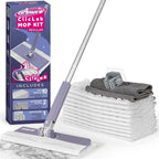 Disposable Sweeper Dust Mop, No-Touch Attach & Remove Cloth Instantly, by ClicLak