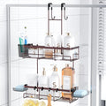 Over the Door Hanging Shower Caddy: Rustproof Hanging Organizer over the Door by Aitatty