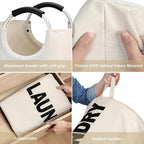 125L X-Large Laundry Basket, Freestanding Tall Clothes Hamper, Collapsible - Image 6
