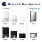 Tork Multifold Hand Towel White H2, 100% Recycled Fibers, 16 x 250 Towels - Image 6