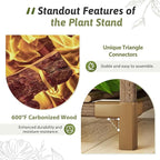 Plant Stand Indoor Outdoor 63" Tall Plant Shelf for Plants 14-Tier Large Plant Sheves for Living Room Heavy Duty Plant Rack Garden Balcony Patio Hanging Planter - Image 4