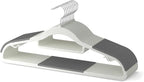 20 Pack Heavy Duty Plastic Hangers, Non Slip Clothes Hangers by MLKJHHI
