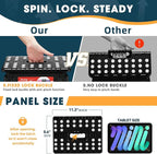 ACSTEP Folding Step Stool 16 Inch Heavy Duty Step Stool Foldable for Adults and Kids, Collapsible Stepping Stool with Handle, Non Slip Folding Stools for Kitchen Hold Up to 400lbs (Black 1PC) - Image 3