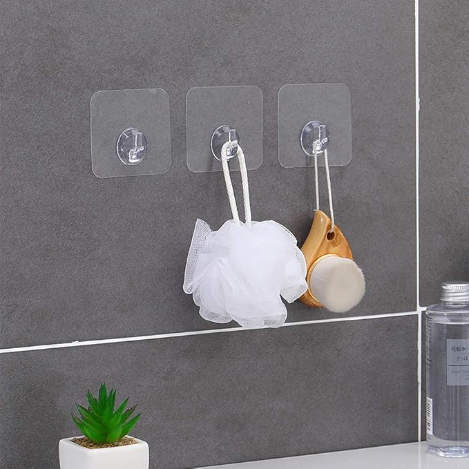 LAIGOO 12 Pack Adhesive Wall Hooks - Image 2