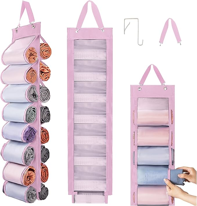Legging Organizer Storage, T Shirt Organizer, Foldable Hanging Closet Organizer by DHSFKBE