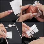 975 Pcs Lint Free Nail Wipes Cotton Pads 2" x 2" and 6oz Nail Polish Remover - Image 6