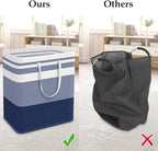 StorageRight Laundry Basket Hamper Large Collapsible Laundry Hamper - Image 5