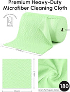 Microfiber Cleaning Cloths Roll, 75 Pack Tear Away Microfiber Towels Roll - Image 3
