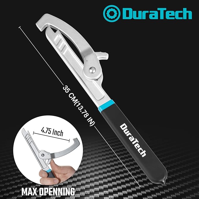 DURATECH Sink Strainer Lock Nut Wrench, Adjustable up to 4-3⁄4" Capacity - Image 3