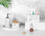Luxspire Toothbrush Holder, 3 Slots Electric Toothbrush and Toothpaste Holder - Image 7