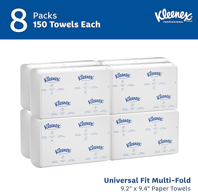 Kleenex Professional Universal Multifold Paper Towels, Absorbency Pockets - Image 2