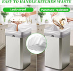 Trash Bags 13 Gallon Tall Kitchen Drawstring Garbage Bags, Fit 13 Gal Bins - Image 5