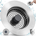 Hygie Rinse All Metal Sink Drain Strainer by Greatcomfortathome