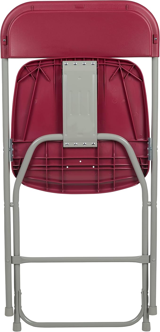 Flash Furniture Hercules Series Plastic Folding Chair - Red - 4 Pack 650LB Weight Capacity Comfortable Event Chair-Lightweight Folding Chair - Image 11