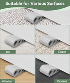 1.9 Inches Heavy Duty Door Stopper, 2 Pack Rubber Door Stop, Door Stoppers - Image 6