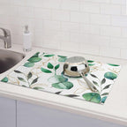 Green Leaves Dish Drying Mat 18x24 - Image 7