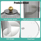 Concealed Toothbrush Holder, Rotating Bathroom Organizer Countertop, Toothbrush - Image 4