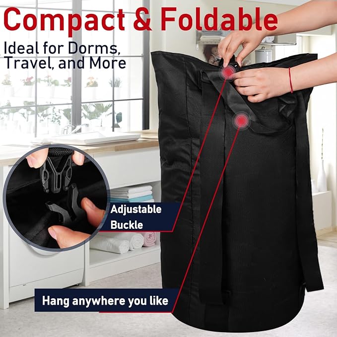 Laundry Bag Backpack Extra Large Travel Laundry Bags - Image 6